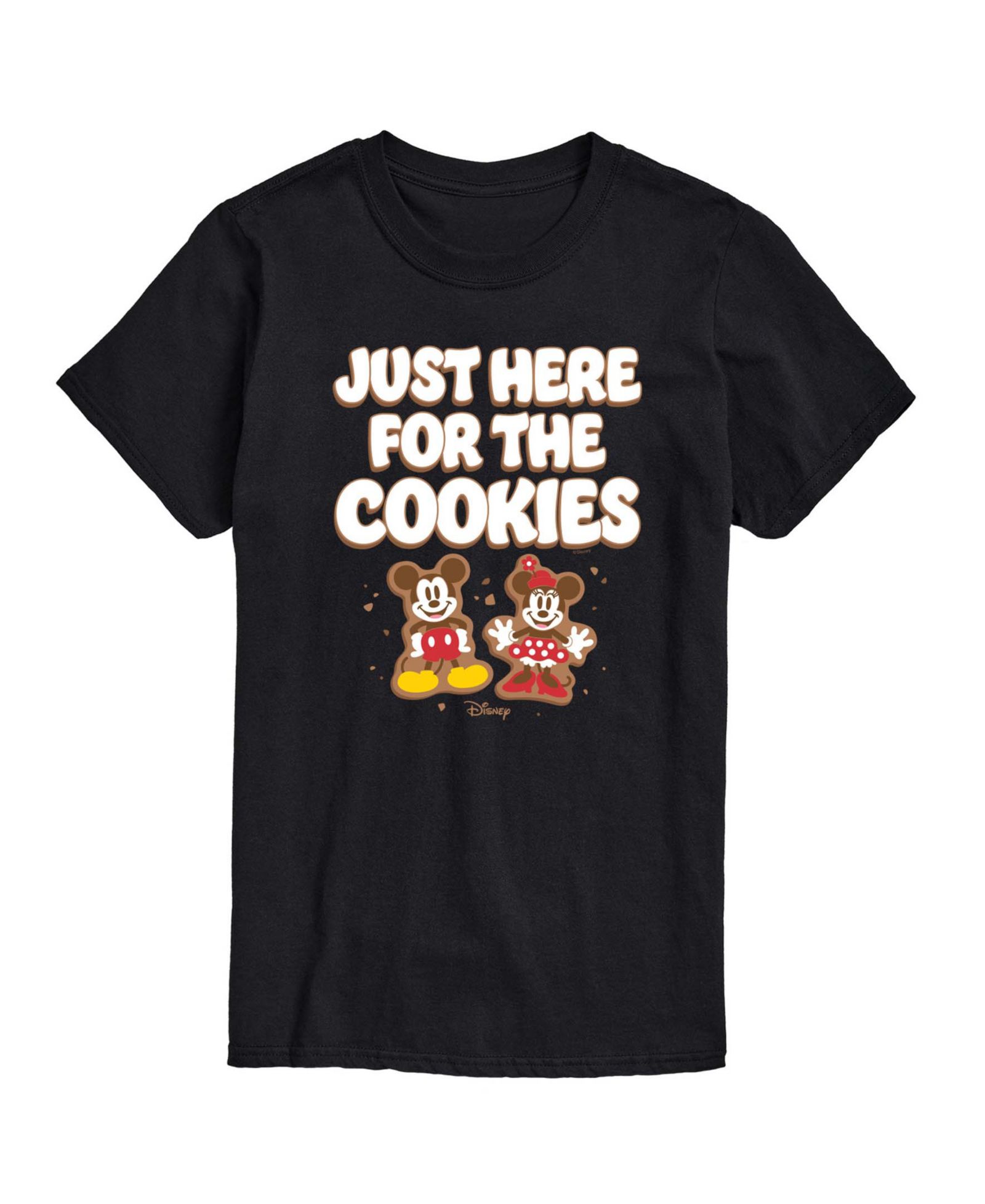 AIRWAVES Men's Disney Just Here For The Cookies Short-Sleeve Graphic T-Shirt