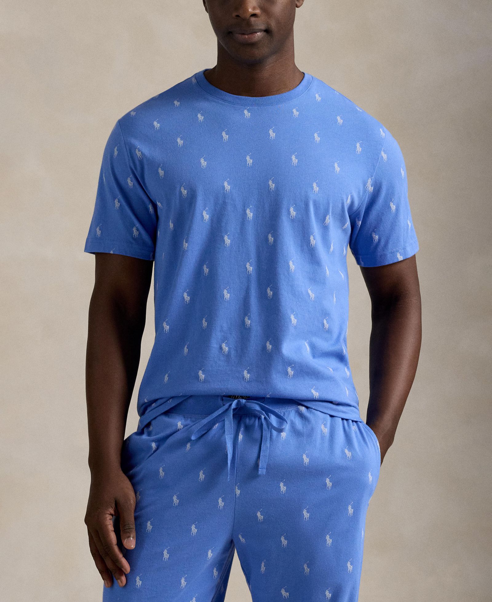 Polo Ralph Lauren Мужская футболка для сна с коротким рукавом