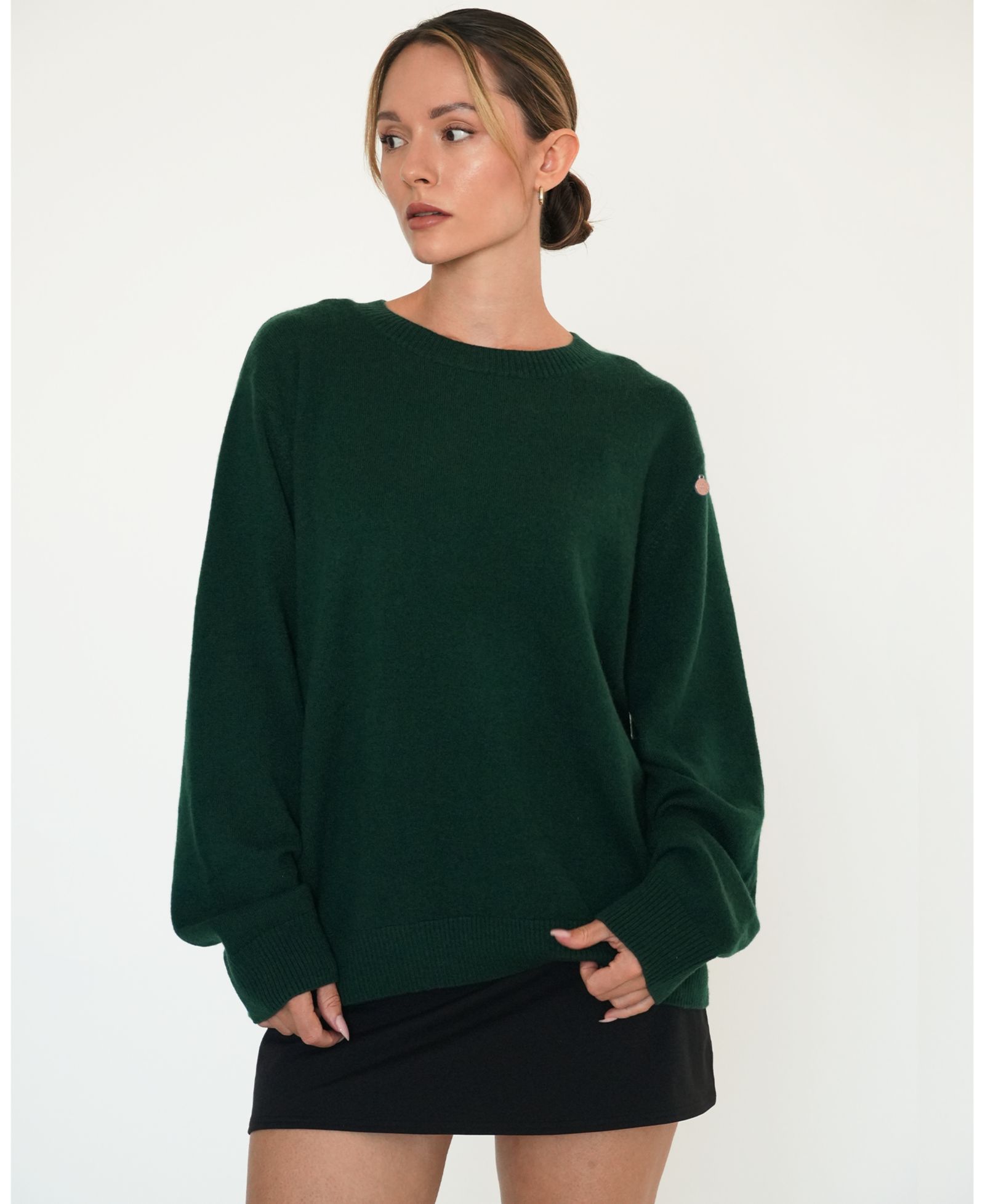 Rebody Active Women's Beau Oversized Crewneck Cashmere Sweater