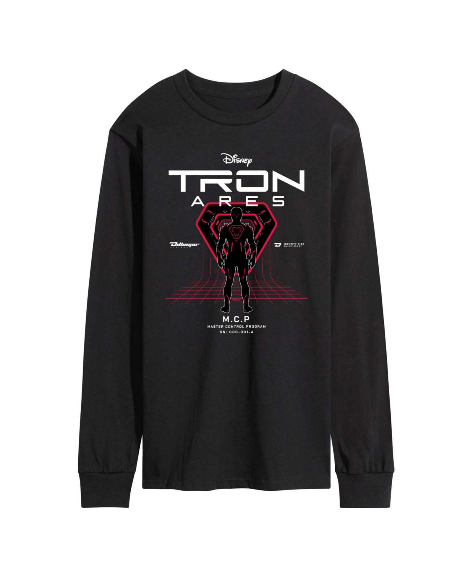 Мужская футболка AIRWAVES TRON: Ares Master Control Program Long-Sleeve Graphic