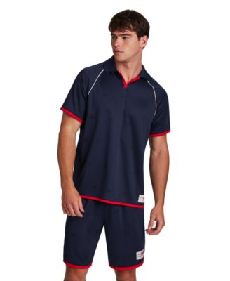 Reebok Men's United Logo Relaxed-Fit Jersey Polo
