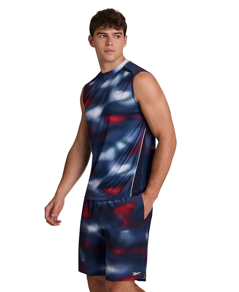 Reebok Мужской майка с логотипом Ombre