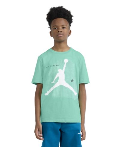 Детская футболка Jordan Jumpman Grid Blur Crewneck, размер 8-20