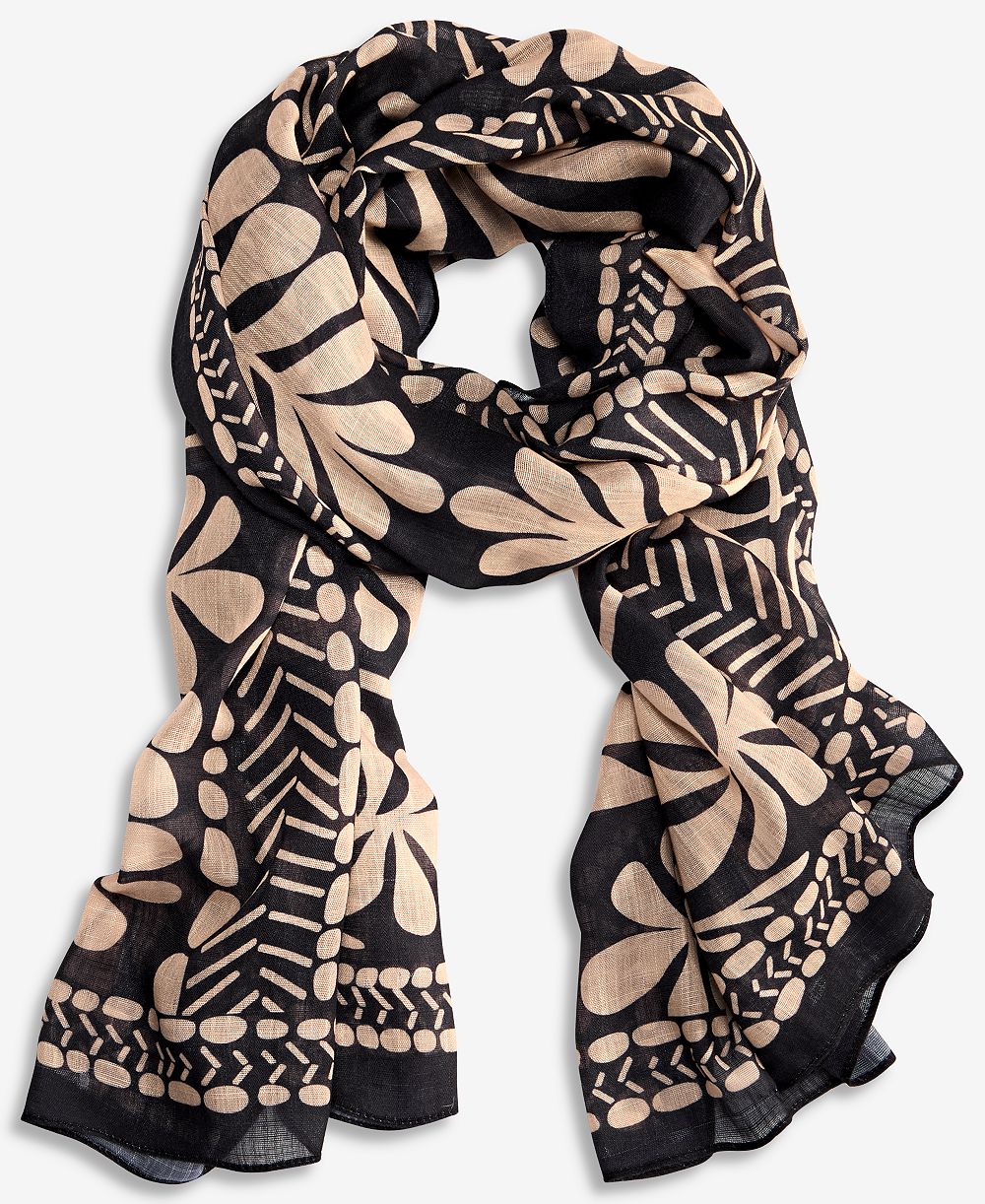 Шарф I.N.C. International Concepts Graphic Palm Wrap