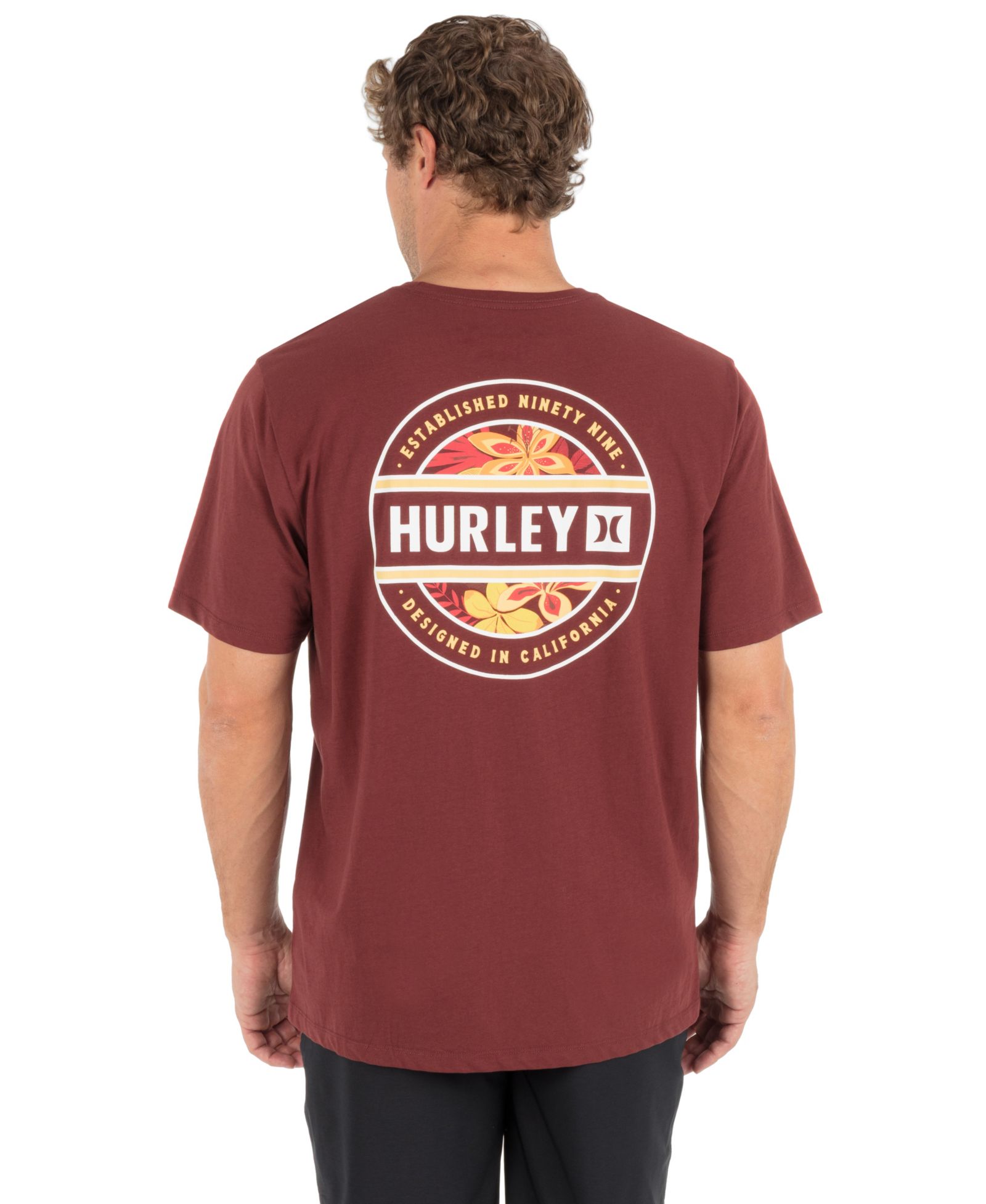 Hurley Men's Classic Artwork Elevate Crewneck T-Shirt