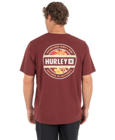 Hurley Men's Classic Artwork Elevate Crewneck T-Shirt