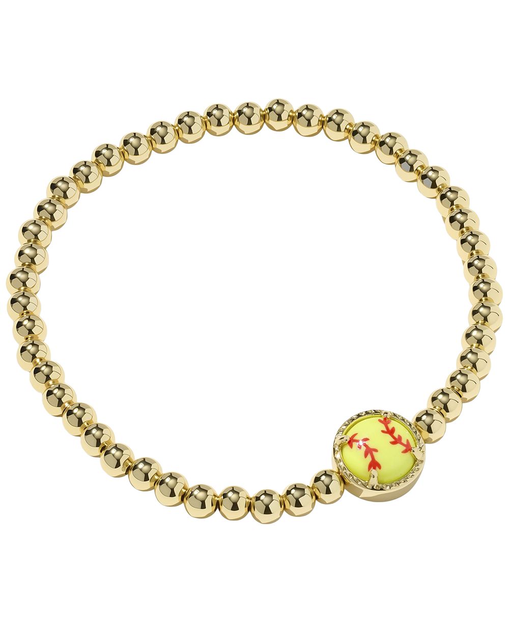 Kendra Scott 14k Gold-Plated Softball Stretch Bracelet