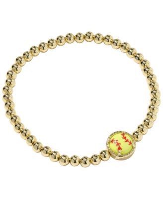 Kendra Scott 14k Gold-Plated Softball Stretch Bracelet