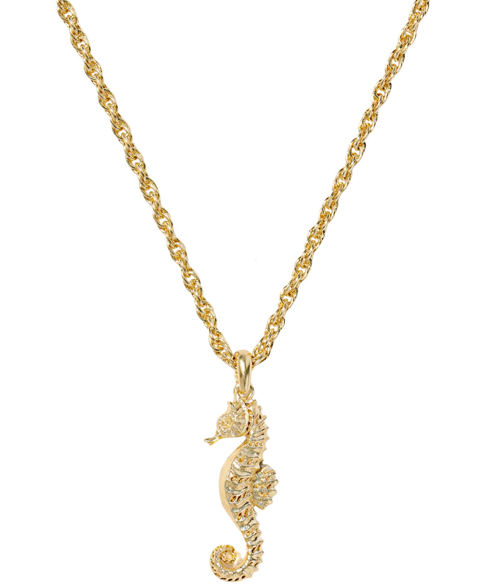 Kendra Scott Подвеска Seahorse Short в 14k Gold Over Brass