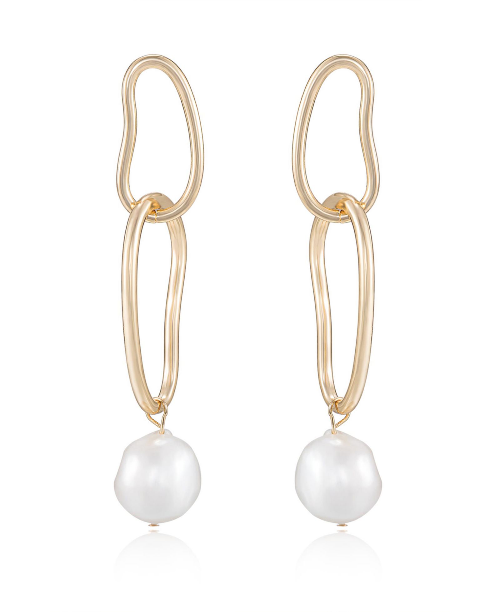 ETTIKA Mara Dangle Imitation Pearl Earrings