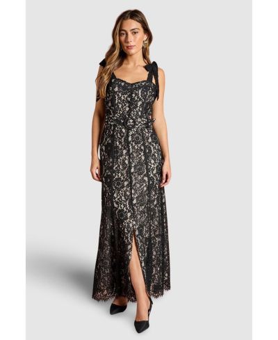 Coast Women's Lace Bow Shoulder Maxi Dress