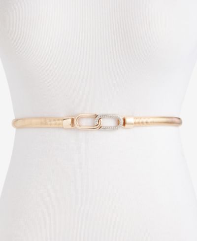 I.N.C. International Concepts Stretch Cobra Crystal Buckle Belt, Macy's Exclusive