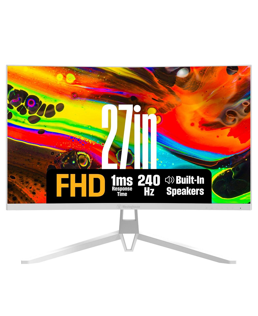Westinghouse 27" 1080p VA Curved Gaming Monitor, 200Hz AMD FreeSync