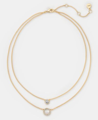 Ожерелье DKNY Mother of Pearl Inlay Double Row