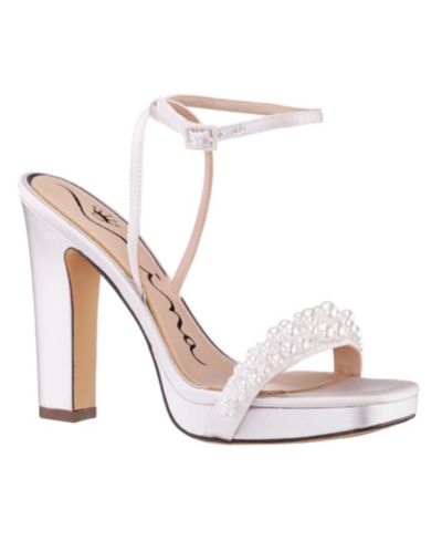 Nina Женские босоножки Evette Platform Block Heel Sandals