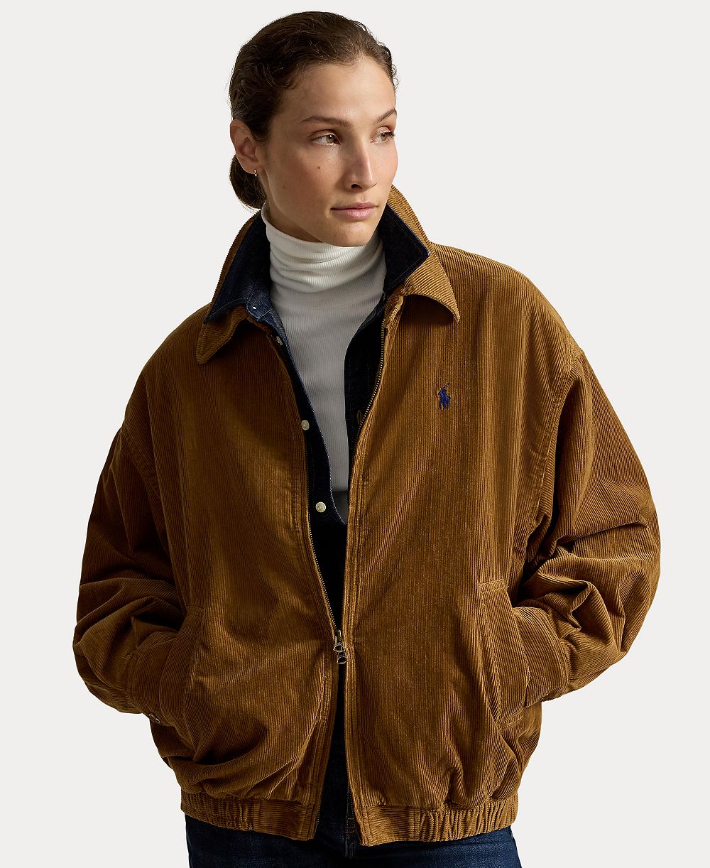 Polo Ralph Lauren Women's Bubble Relaxed-Fit Corduroy Jacket