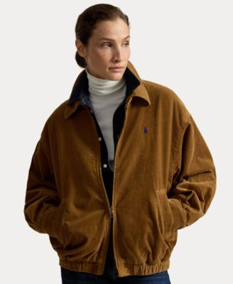 Женская куртка Polo Ralph Lauren Bubble Relaxed-Fit из вельвета
