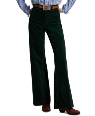 Polo Ralph Lauren Женские брюки Beaton из вельвета клеш