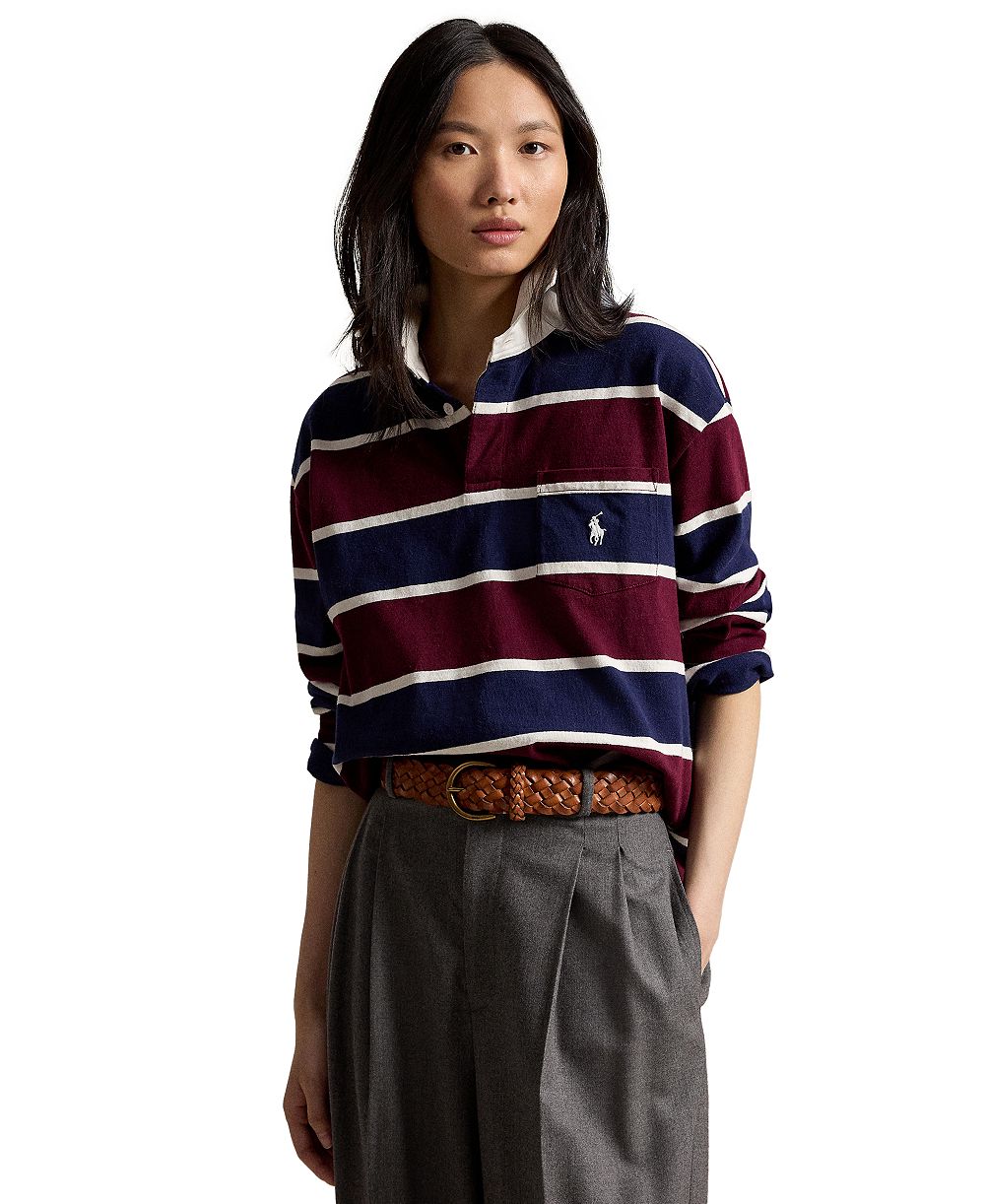 Polo Ralph Lauren Women's Oversized Cotton Rugby Shirt
