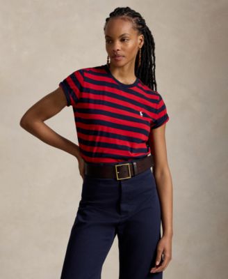 Polo Ralph Lauren Женская футболка с коротким рукавом в полоску