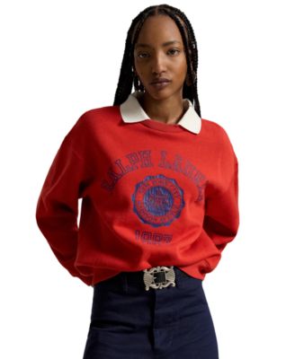 Polo Ralph Lauren Women's Polo Collar Crewneck Sweatshirt