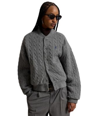 Женский жакет Polo Ralph Lauren Cable-Knit Logo Button