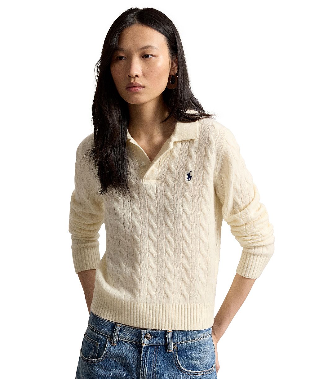 Женский вязаный свитер Polo Ralph Lauren Cable-Knit