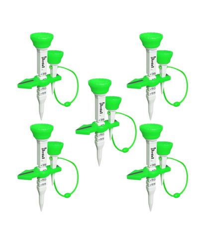 Birdie1 Smart Golf Tees (Long Tees + Short Tees), 5 pack