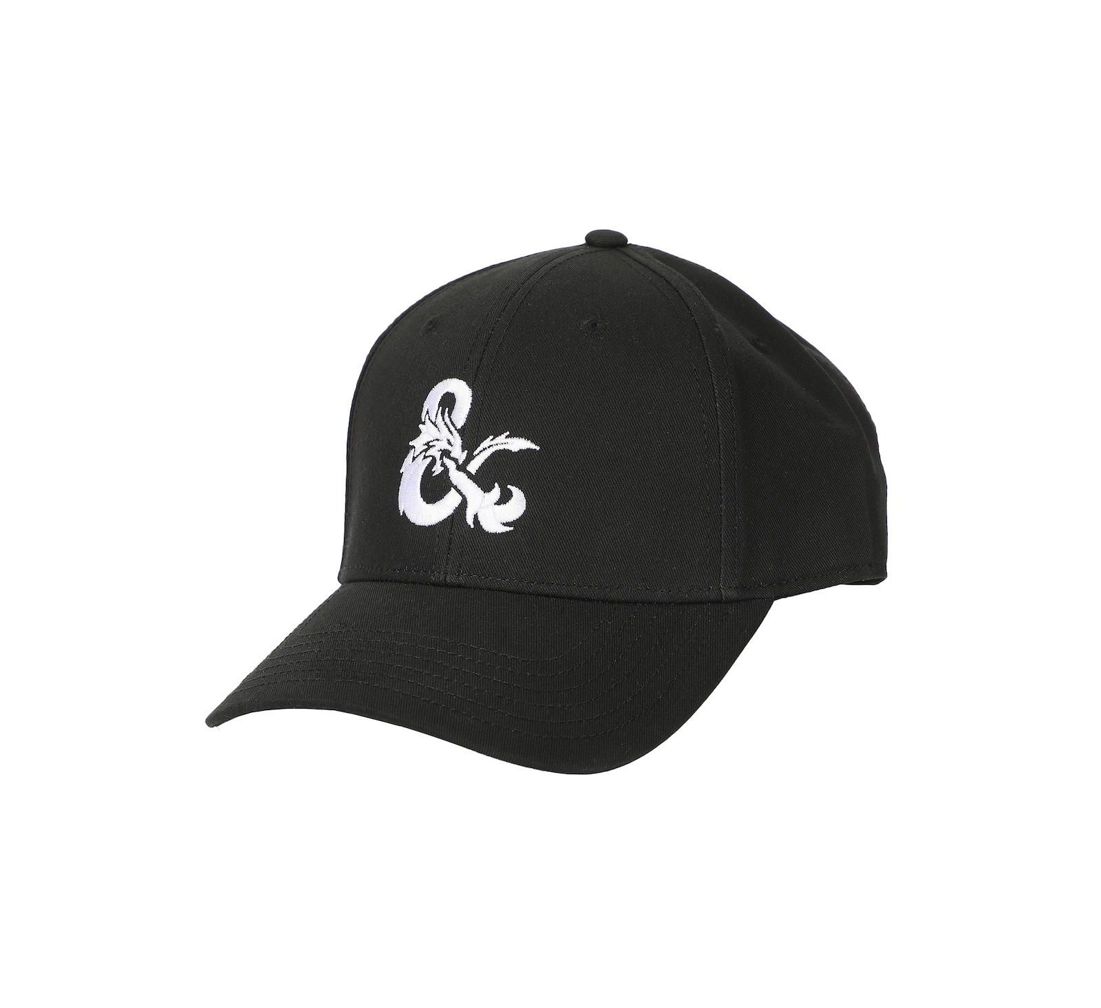 Dungeons & Dragons Men's Dungeons and Dragons Embroidered Logo Black Traditional Adjustable Hat