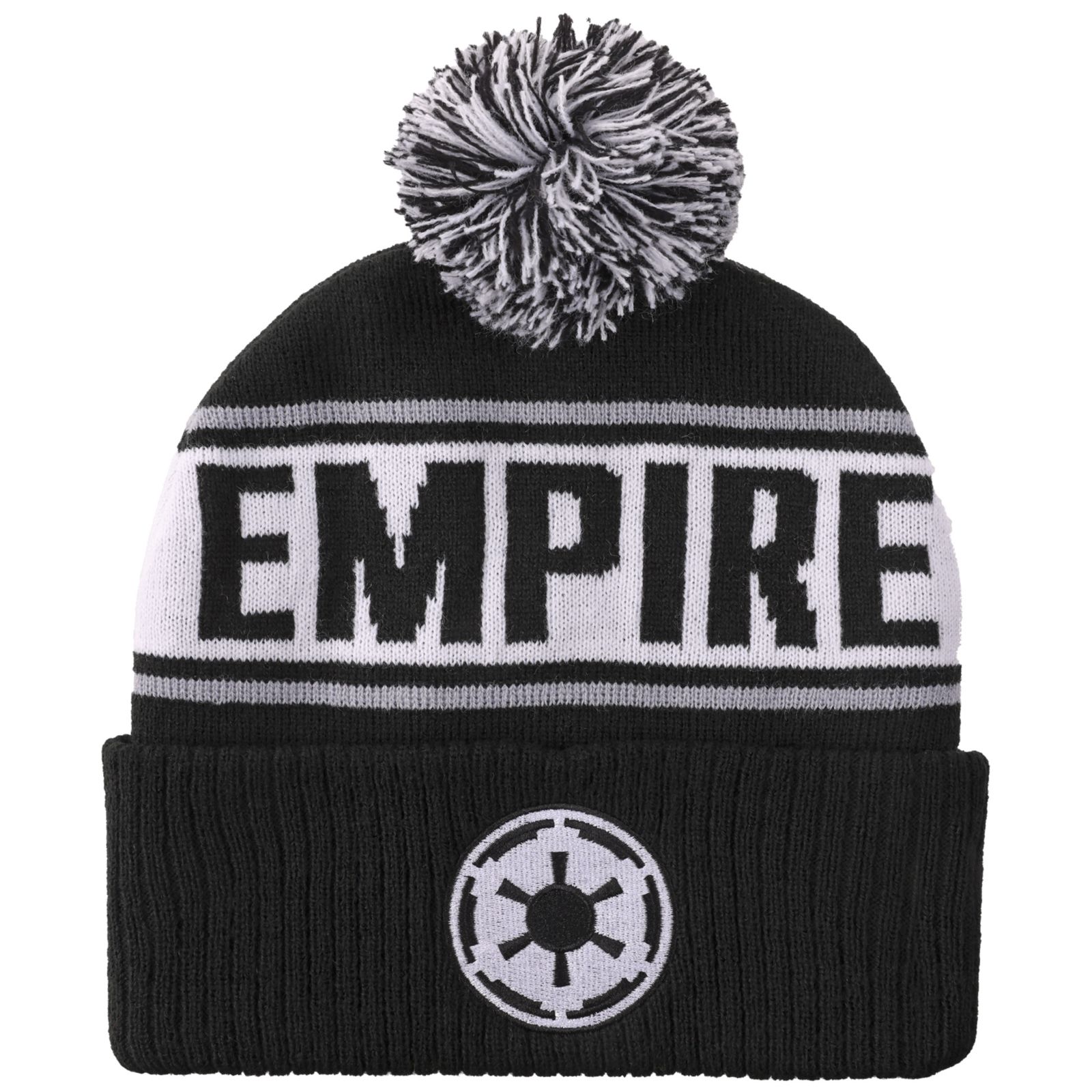 Star Wars Men's Galactic Empire Black Cuff Beanie.