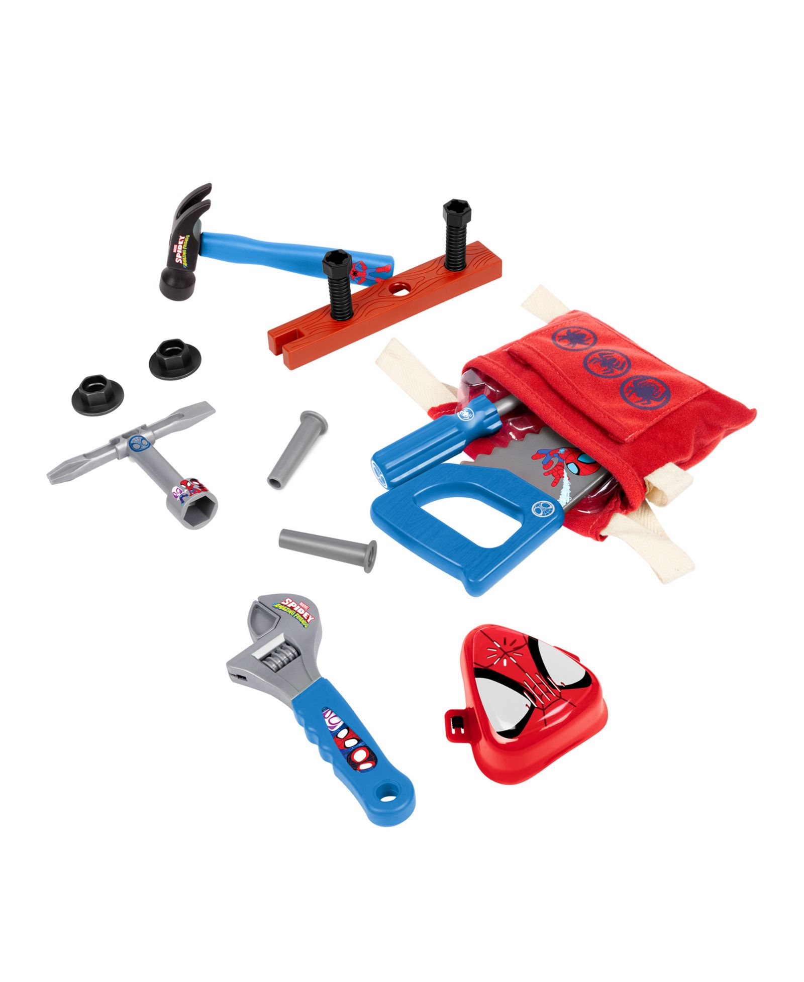 World Tech Toys игровой набор плотника Spidey and His Amazing Friends, 14 предметов