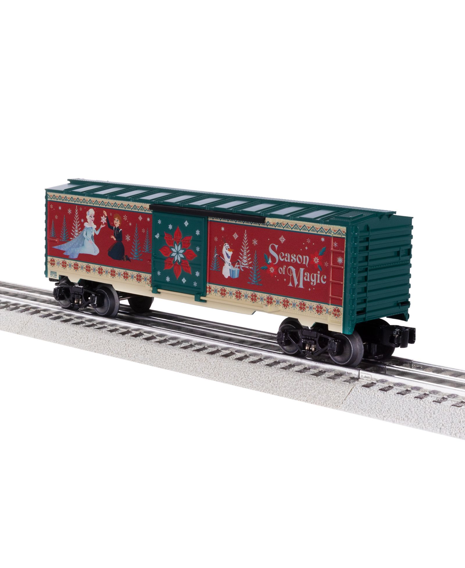 Lionel O Gauge Disney Frozen Holiday Model Train Boxcar