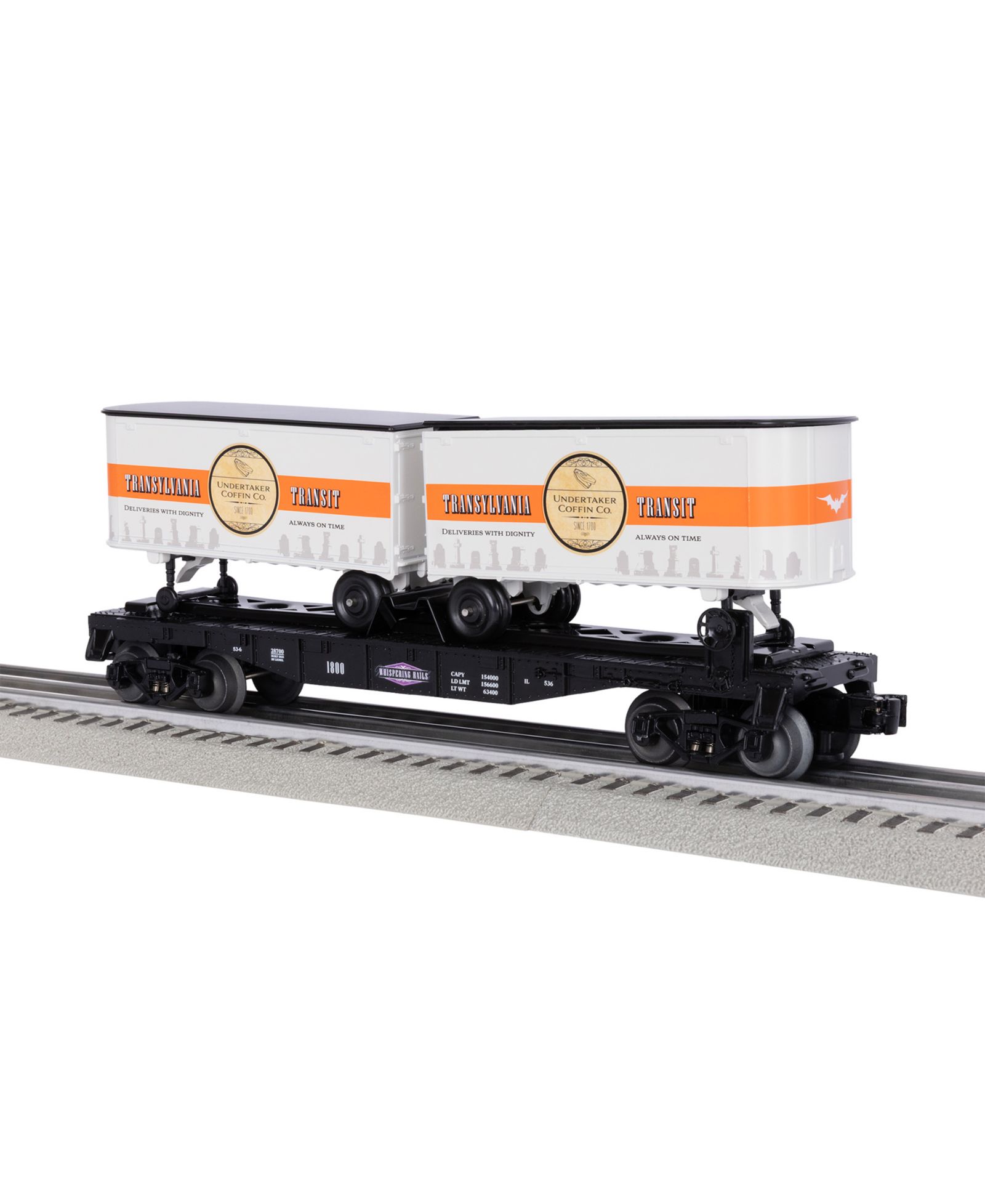 Модель поезда Lionel Whispering Rails O Gauge Flatcar
