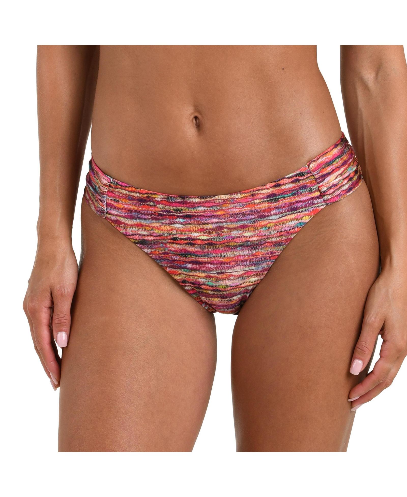 Sunshine 79 Women's Shimmer Ripple Side Shirred Hipster Bottom