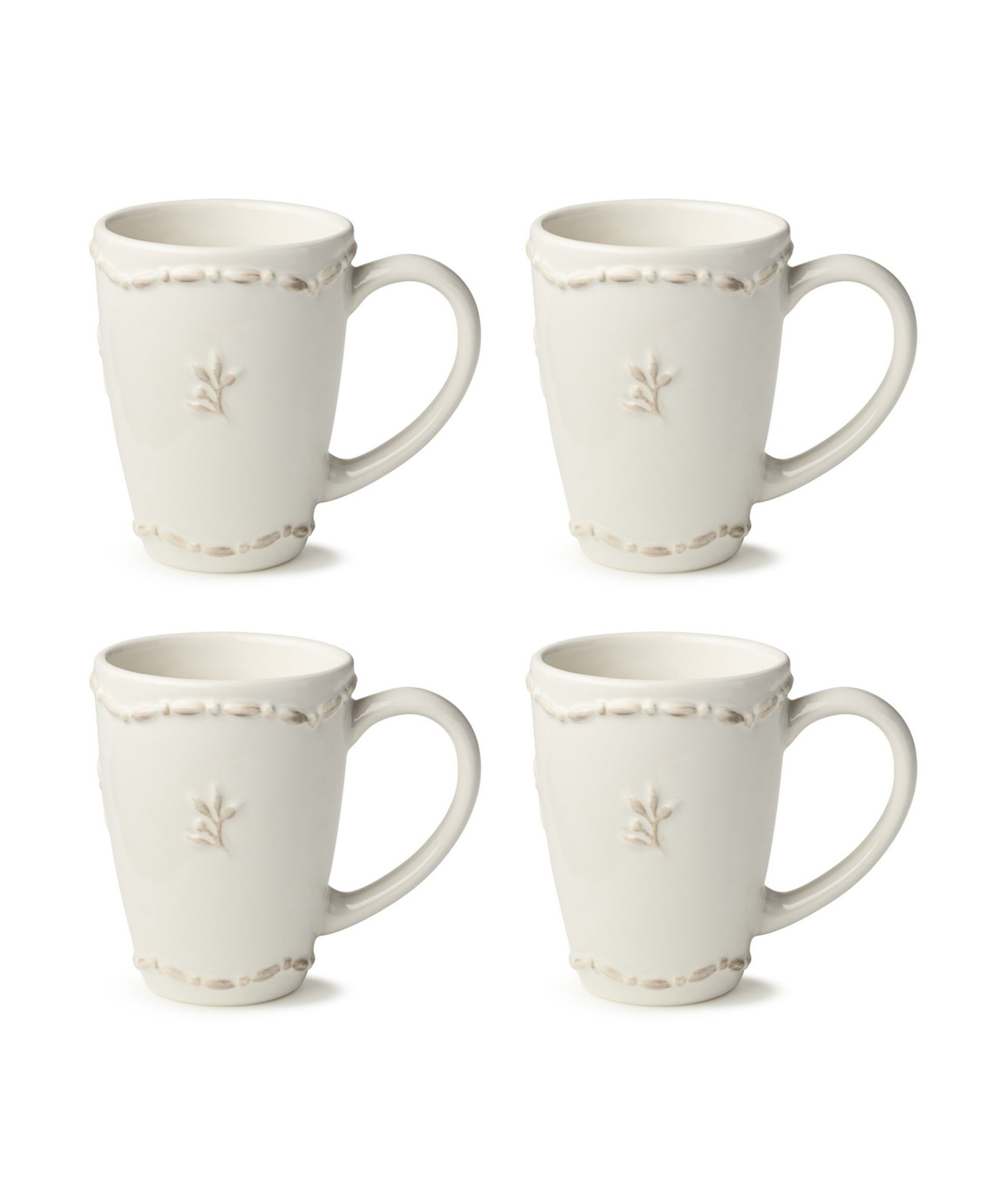 Certified International Heritage Beads Mugs, Set of 4