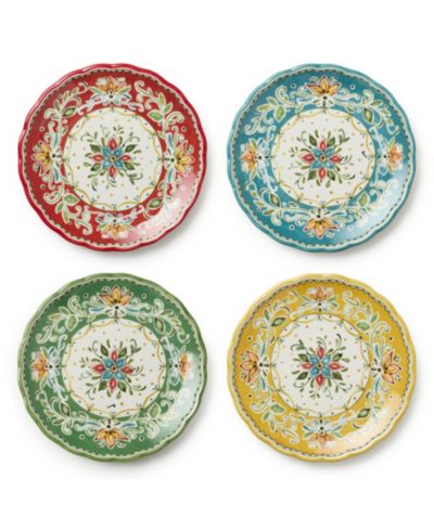 Certified International Provence Dinner Plates, Set of 4
