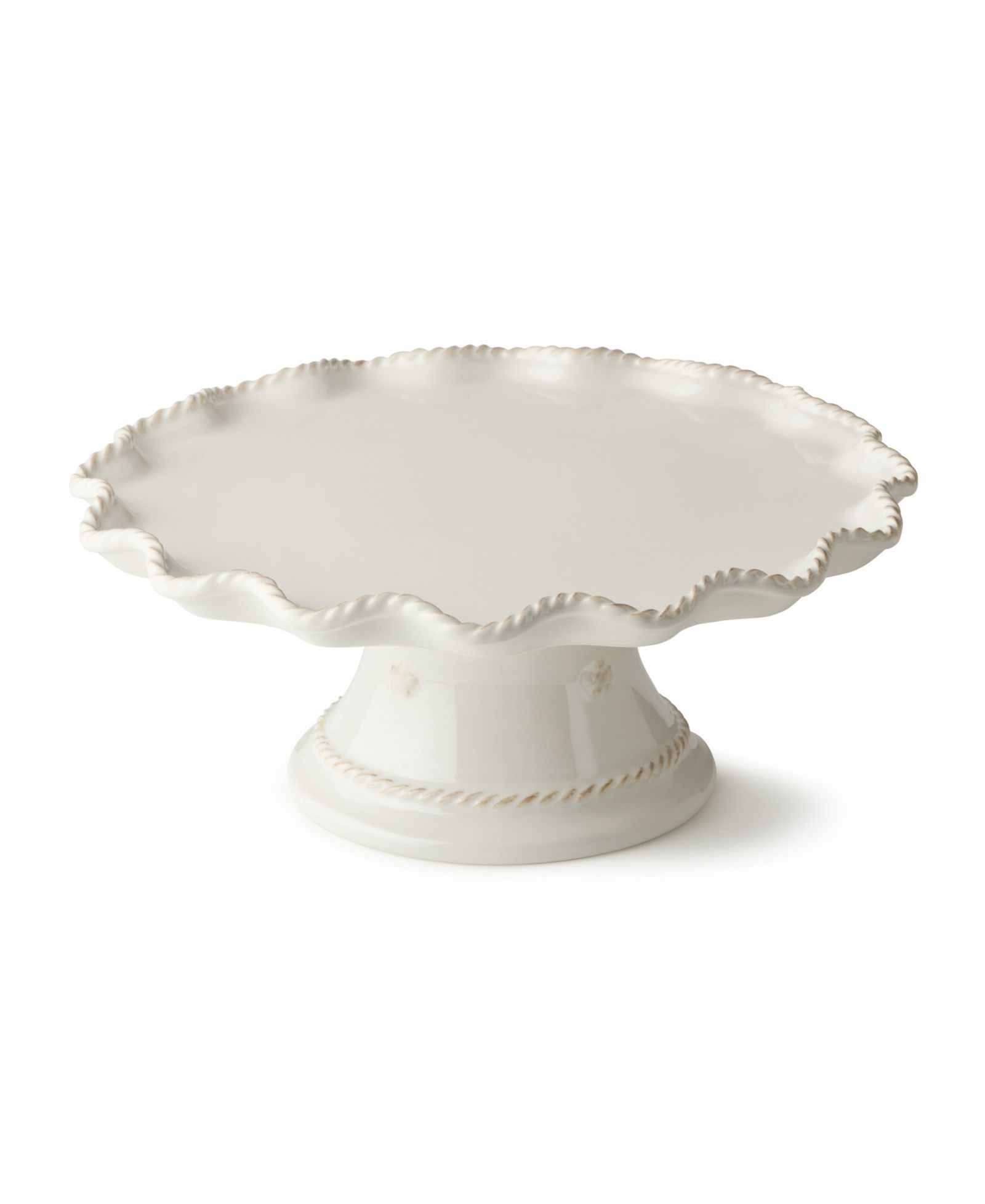 Certified International Heritage Scroll Cake Plate