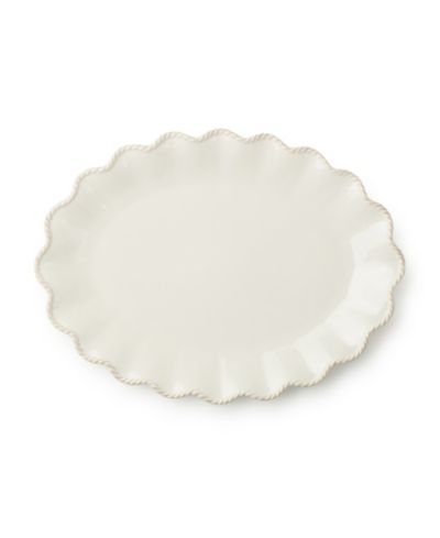Certified International Heritage Scroll Large Oval Platter