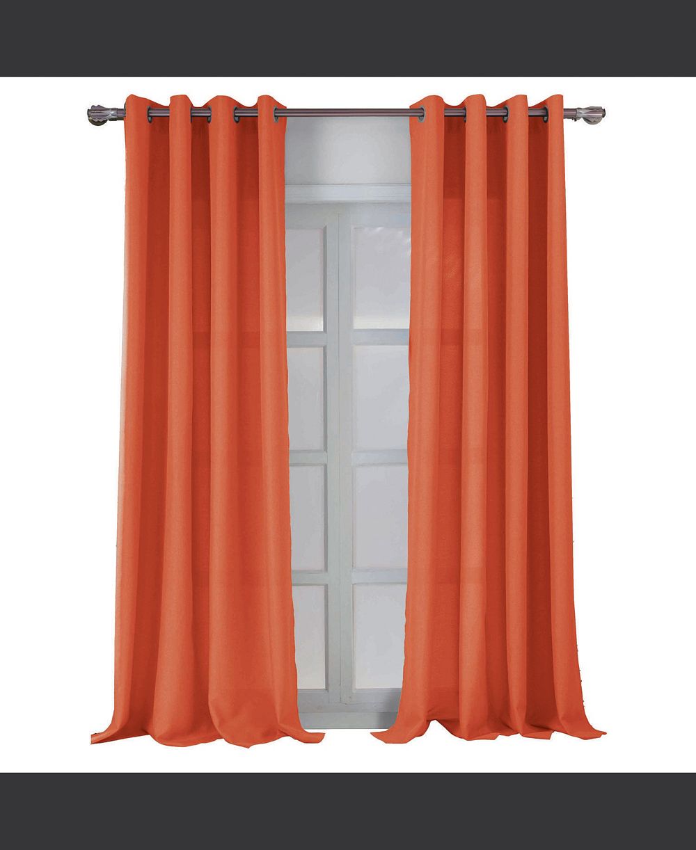 RT Designers Collection Cole Textured Grommet Room Darkening Curtain Panel 54" x 84"