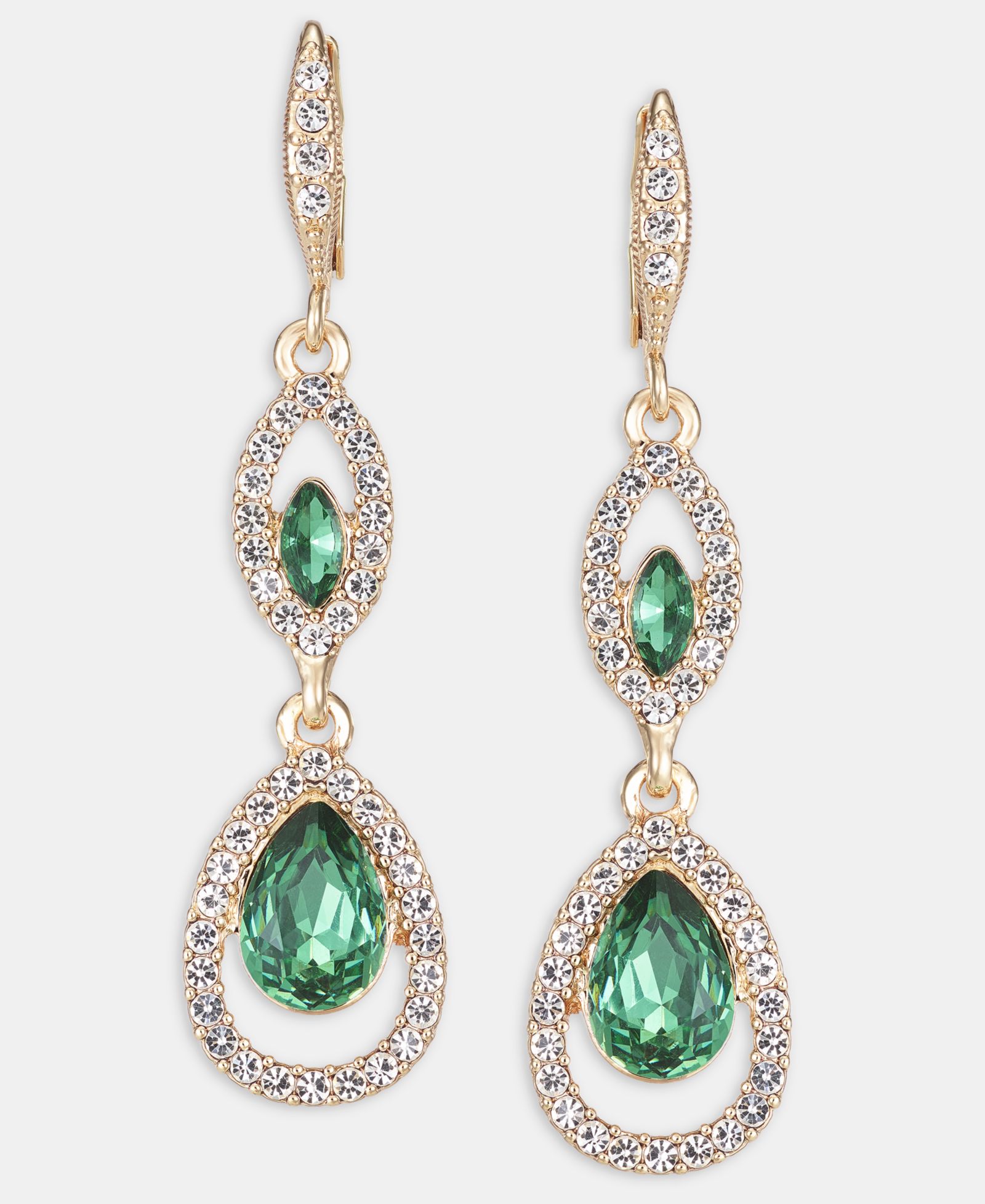 Серьги Givenchy Multi-Stone Double Drop
