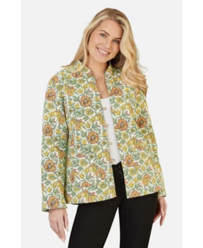 Женская стеганая куртка Yumi Sunflower Reversible Quilted Jacket