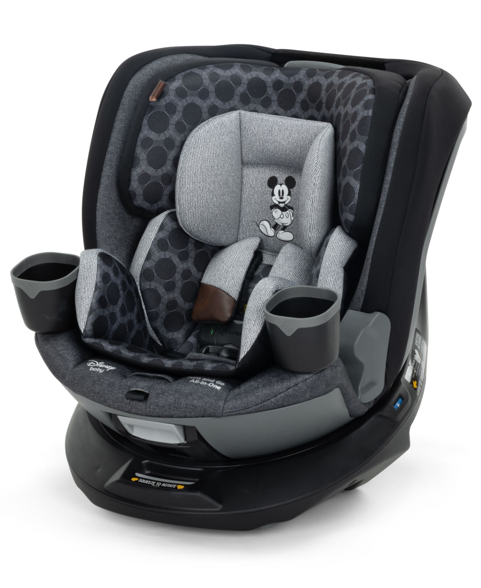 Disney Baby and Toddler Turn and Go 360° Rotating All-in-One Convertible Car Seat