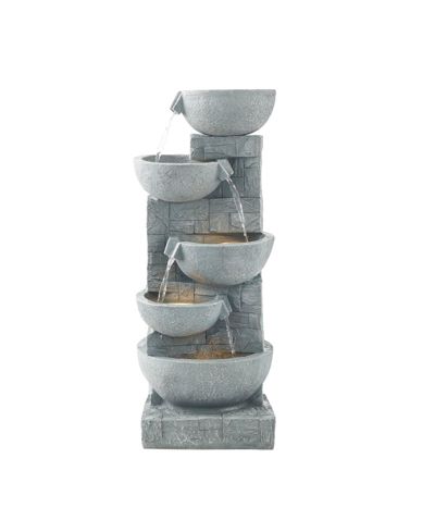 Уличный фонтан Slickblue 5-tier Bowl-Shaped для сада или патио