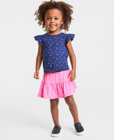 Детская юбка Epic Threads Girls' Toddler 12M-5T Solid Scooter Skirt