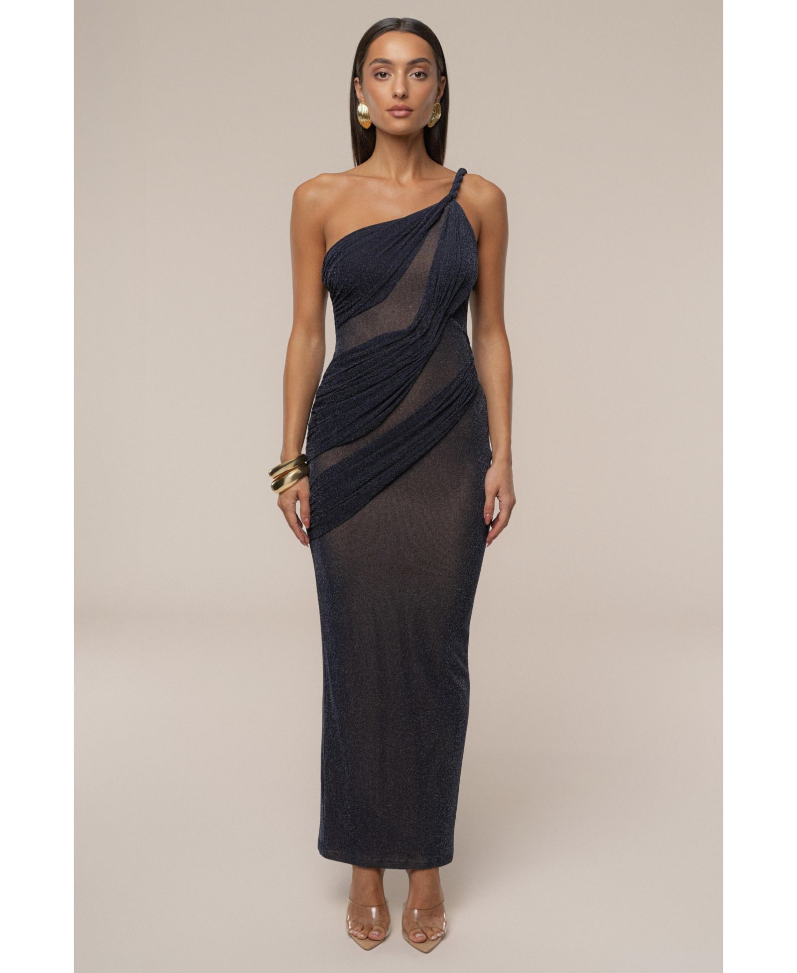 JLUXLABEL Women's Alari One Shoulder Maxi Dress