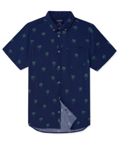 Men's Nighttime Palm Printed Shirt