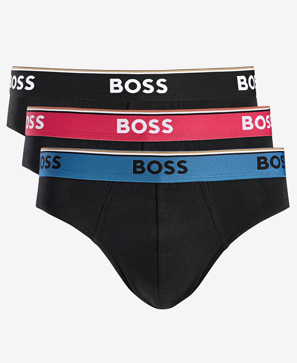 Мужские трусы-брифы Hugo Boss, упаковка 3 шт