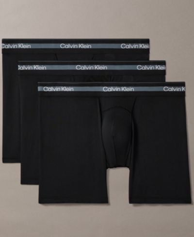Calvin Klein Мужские Icon Active Mesh Boxer Briefs, 3-Pack