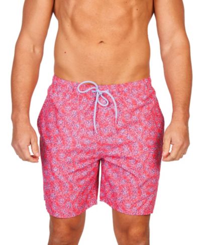Tailorbyrd Men's Multi Abstract Swim Shorts.