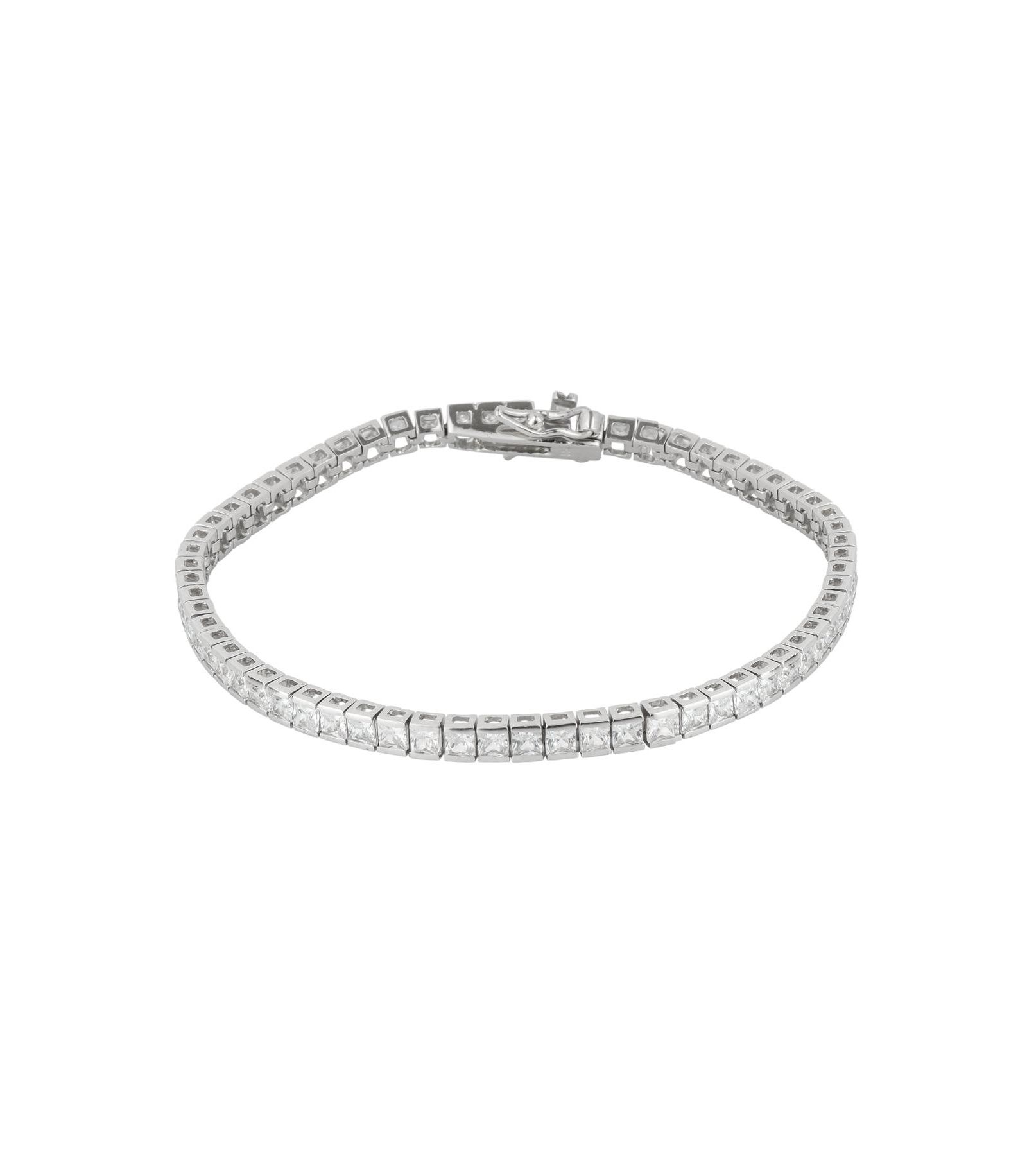 Spero London браслет Sterling Square Rectangular Tennis